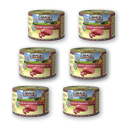MAC's Katzen Nassfutter Kitten Kalb und Geflügel Getreidefrei 6 x 200g - 6 x 200 g – Bild 1 von 3