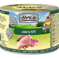 Produktbild von MAC's Katzen-Nassfutter Lamm und Pute getreidefrei 6 x 200 g - 6 x 200 g