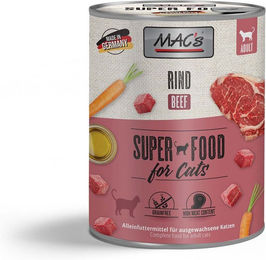 Produktbild von MAC's Katzen Nassfutter Rind Adult mit hohem Fleischanteil 6x800g