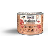 Produktbild von MAC's Katzen Nassfutter Rind und Hühnerherzen Adult 12x200g