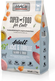 Produktbild von MAC's Katzenfutter Adult Lachs und Forelle 2x7kg