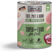 Produktbild von MAC's Katzenfutter Ente Pute Huhn getreidefrei Adult 6x800g
