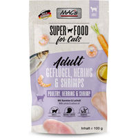 Produktbild von MAC's Katzenfutter Hering und Shrimps für erwachsene Katzen 12x100g