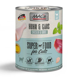 MAC's Katzenfutter Huhn & Gans Getreidefrei mit hohem Fleischanteil 6 x 800 g - 6 x 800 g – Bild 1 von 3