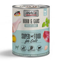 Produktbild von MAC's Katzenfutter Huhn & Gans Getreidefrei mit hohem Fleischanteil 6 x 800 g - 6 x 800 g