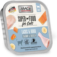 Produktbild von MAC's Katzenfutter Lachs und Huhn für Adult ohne Farb- und Aromastoffe 16x100g