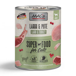 MAC's Katzenfutter Lamm & Pute Stückchen in Sauce getreidefrei mit hohem Fleischanteil 6 x 800 g - 6 x 800 g – Bild 1 von 7