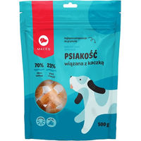 Produktbild von MAC's Kausnack Weißer Knochen mit Ente und Rind Monoprotein 500 g - 500 g