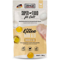 Produktbild von MAC's Kitten Katzenfutter Huhn & Ei Getreidefrei Ohne Zucker 12x100g - 12 x 100 g