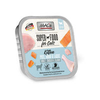 Produktbild von MAC's Kitten Nassfutter Pute Huhn Lachs Getreidefrei 16x100g