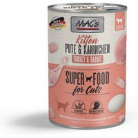 Produktbild von MAC's Kitten Nassfutter Pute und Kaninchen 12x400 g - 12 x 400 g