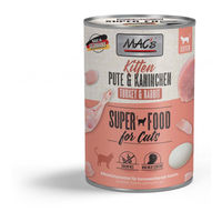 Produktbild von MAC's Kitten Nassfutter Pute und Kaninchen Getreidefrei mit hohem Fleischanteil 6x400g