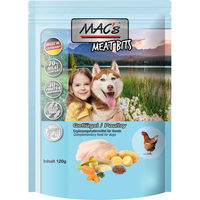 Produktbild von MAC's Meat Bits Hundesnack Geflügel 120 g - 120 g