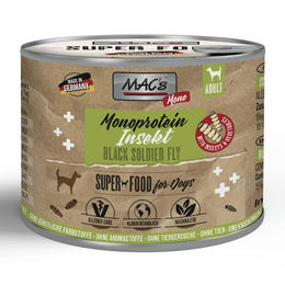 MAC's Monoprotein Insekten Hund Alleinfuttermittel 6 x 180 g - 6 x 180 g – Bild 1 von 5