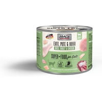 Produktbild von MAC's Nassfutter für Katzen Adult Ente Pute und Huhn 24x200 g - 24 x 200 g
