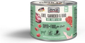 Produktbild von MAC's Nassfutter Katze Adult Ente Kaninchen und Rind mit hohem Fleischanteil 6x200 g - 6 x 200 g