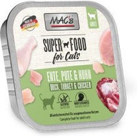 Produktbild von MAC's Nassfutter Katze Adult Ente Pute und Huhn mit hohem Fleischanteil 64x100 g