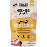 Produktbild von MAC's Nassfutter Katze Adult Huhn Ente und Garnele getreidefrei 12x100 g - 12 x 100 g