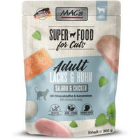 Produktbild von MAC's Nassfutter Katze Adult Lachs und Huhn getreidefrei 6x300 g