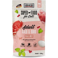 Produktbild von MAC's Nassfutter Katze Adult Rind und Kalb getreidefrei mit hohem Fleischanteil 12x100 g - 12 x 100 g