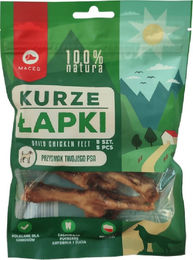 Produktbild von MAC's Natural Hühnerfüße Naturkauartikel für kleine und mittlere Hunde ohne Farb- und Aromastoffe 75 g