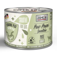 Produktbild von MAC's Paw Power Smoothie Pute Verdauung Plus für Katzen 6 x 200 g - 6 x 200 g