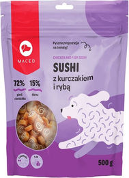 MAC's Sushi Hundetrockenfleisch Huhn mit Fisch für erwachsene Hunde 500 g - 500 g – Bild 1 von 5