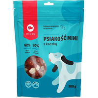 Produktbild von MAC's Zahnpflege-Snack Weißer Entenstab mit Rindsleder und Hühnerfleisch für Hunde 500 g - 500 g