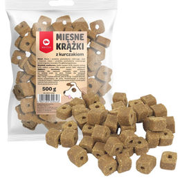 MACED Hundeleckerli Huhn weiche Belohnungssnacks für erwachsene Hunde 500 g - 500 g – Bild 1 von 3