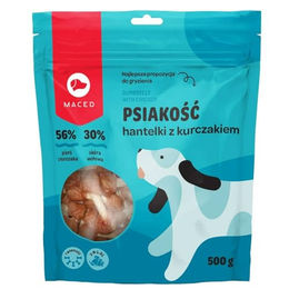 Maced Hundesnack Dumbbells Huhn Zahnpflege-Snack 500 g - 500 g – Bild 1 von 2