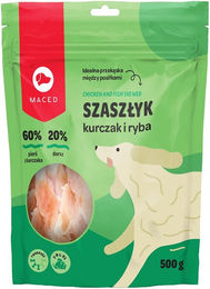 MACED Hundesnack Fischstäbchen mit Huhn und Kabeljau für erwachsene Hunde mit hohem Fleischanteil 500 g - 500 g – Bild 1 von 2