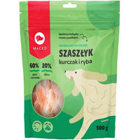 Produktbild von MACED Hundesnack Fischstäbchen mit Huhn und Kabeljau für erwachsene Hunde mit hohem Fleischanteil 500 g - 500 g