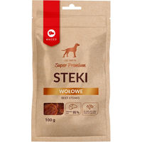Produktbild von Maced Hundesnack Rinder Steaks Trockenfleisch 100 g - 100 g