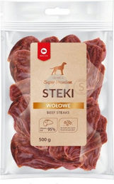 MACED Hundesnack Rindersteaks mit 95% Fleischanteil Rind und Geflügel 500g - 500 g – Bild 1 von 4