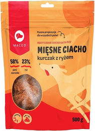 Produktbild von MACED Kausnack Hühner- und Reiswürfel für Hunde Adult mit hohem Fleischanteil 500g - 500 g
