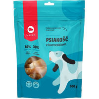 Produktbild von MACED Kausnack Weiße Fledermaus mit Huhn und Rind für erwachsene Hunde 500 g - 500 g