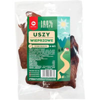 Produktbild von MACED Natural Getrocknete Schweineohren Monoprotein Naturkaukartikel für Hunde 200g