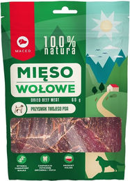 MACED Natural Rindfleisch Hundekauartikel Monoprotein ohne Zusatzstoffe 500 g - 500 g – Bild 1 von 4