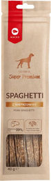 Maced Super Premium Schweinefleisch-Spaghetti Kausnack für Hunde getreidefrei ohne Zucker 40 g - 40 g – Bild 1 von 3
