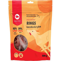 Produktbild von MACED Trockenfleisch Ente und Fisch Kalmar Ringe 500 g - 500 g