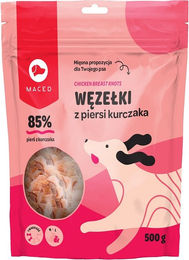 Produktbild von MACED Weicher Hühnerknoten Kausnack für Hunde mit hohem Fleischanteil und Monoprotein 500 g - 500 g