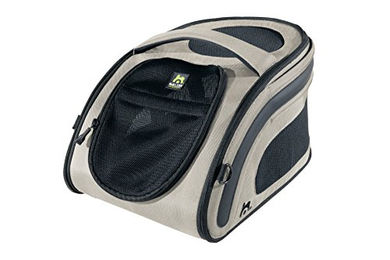 Maelson Snuggle Kennel Transportbox für kleine Rassen aus Nylon wasserdicht in Beige oder Grau – Bild 1 von 13