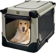 Maelson Soft Kennel Transportbox für Hunde aus Nylon beige Größe L wasserdicht faltbar – Bild 1 von 13