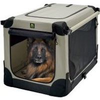 Produktbild von Maelson Soft Kennel Transportbox für Hunde aus Nylon beige XL wasserdicht