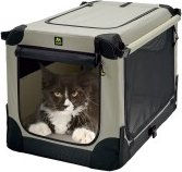 Maelson Soft Kennel Transportbox für Hunde aus Nylon in Beige XS wasserdicht – Bild 1 von 13