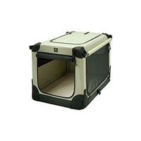 Produktbild von Maelson Soft Kennel Transportbox für Hunde beige Nylon wasserdicht Größe M