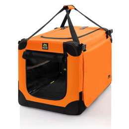Maelson Soft Kennel Transportbox für Hunde Neon-Orange Größe L wasserdicht faltbar – Bild 1 von 8