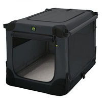 Produktbild von Maelson Soft Kennel Transportbox für Hunde und Katzen aus Nylon in Grau Grösse L wasserdicht
