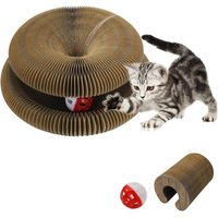 Produktbild von Magic Cat Faltbares Katzenkarton Spielzeug mit Ball für Katzen zur Förderung von Bewegung und geistiger Fitness