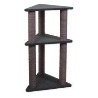Produktbild von Magic Cat Kratzbaum Elena für Katzen Grau 56x50x113cm aus Plüsch und Sisal